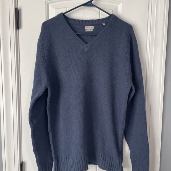 Oobe Mens Crewneck Sweatshirt XL Blue Cotton Long Sleeve EUC - Picture 1 of 6